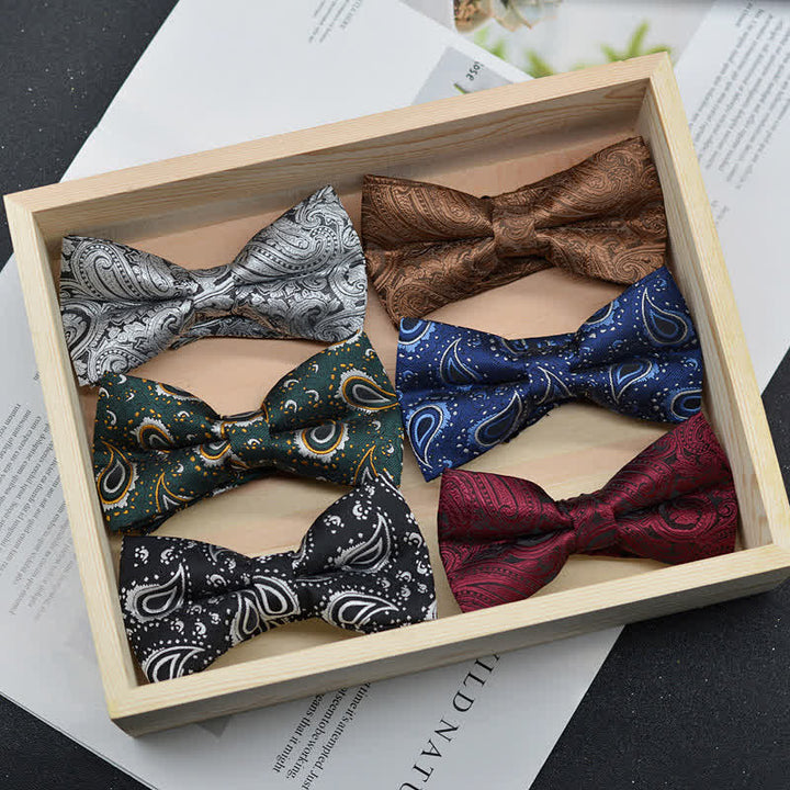 Papillon elegante da uomo con motivo Paisley Vintage Art