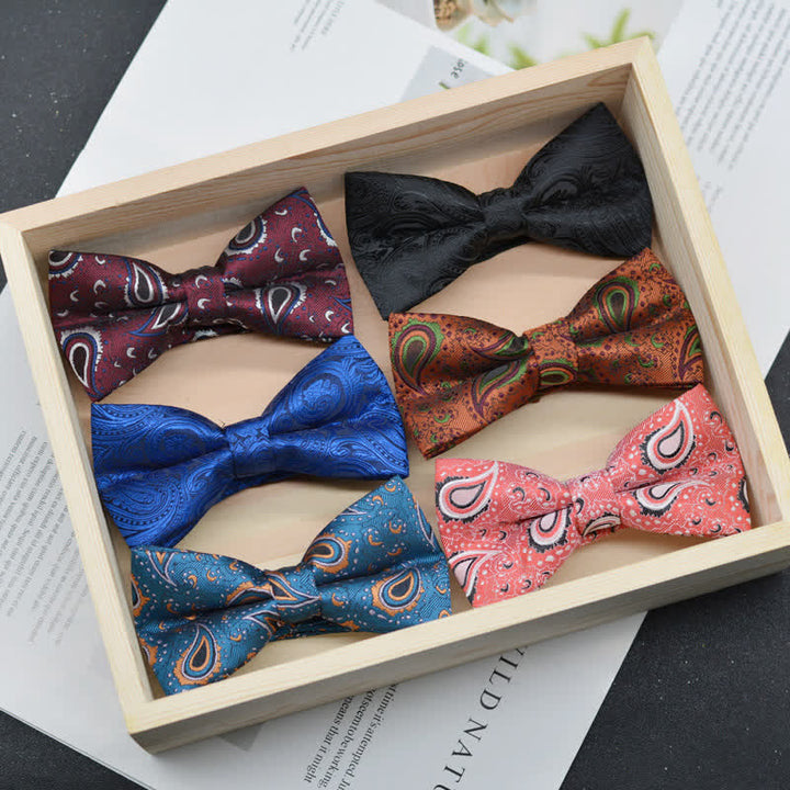 Papillon elegante da uomo con motivo Paisley Vintage Art