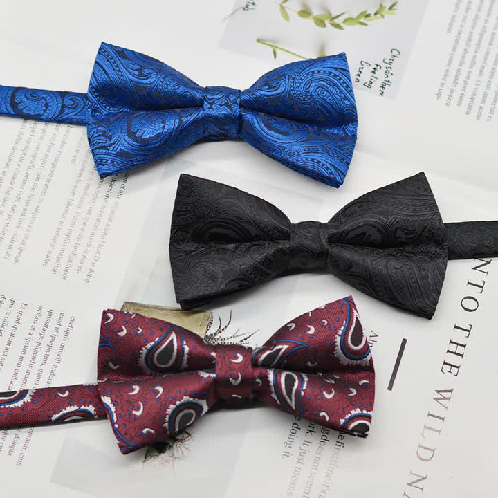 Papillon elegante da uomo con motivo Paisley Vintage Art