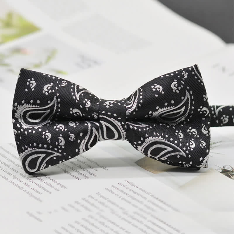 Papillon elegante da uomo con motivo Paisley Vintage Art - Stile n. 2 - image 5