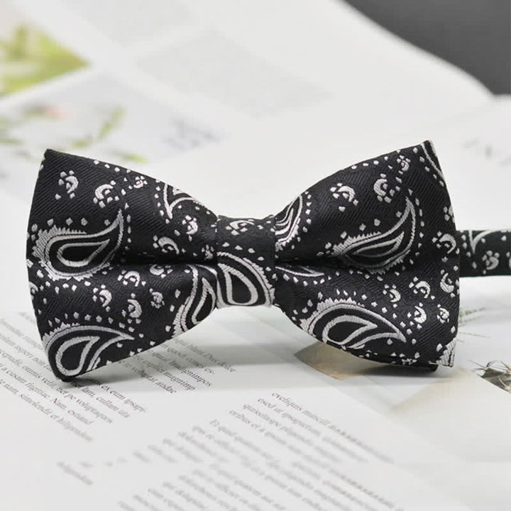 Papillon elegante da uomo con motivo Paisley Vintage Art - Stile n. 2 - image 5