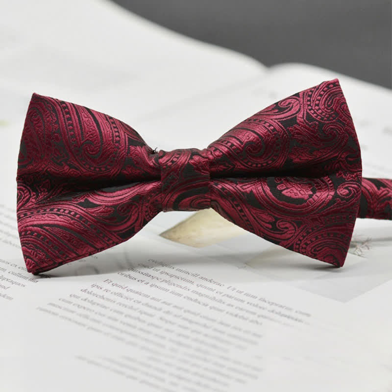Papillon elegante da uomo con motivo Paisley Vintage Art