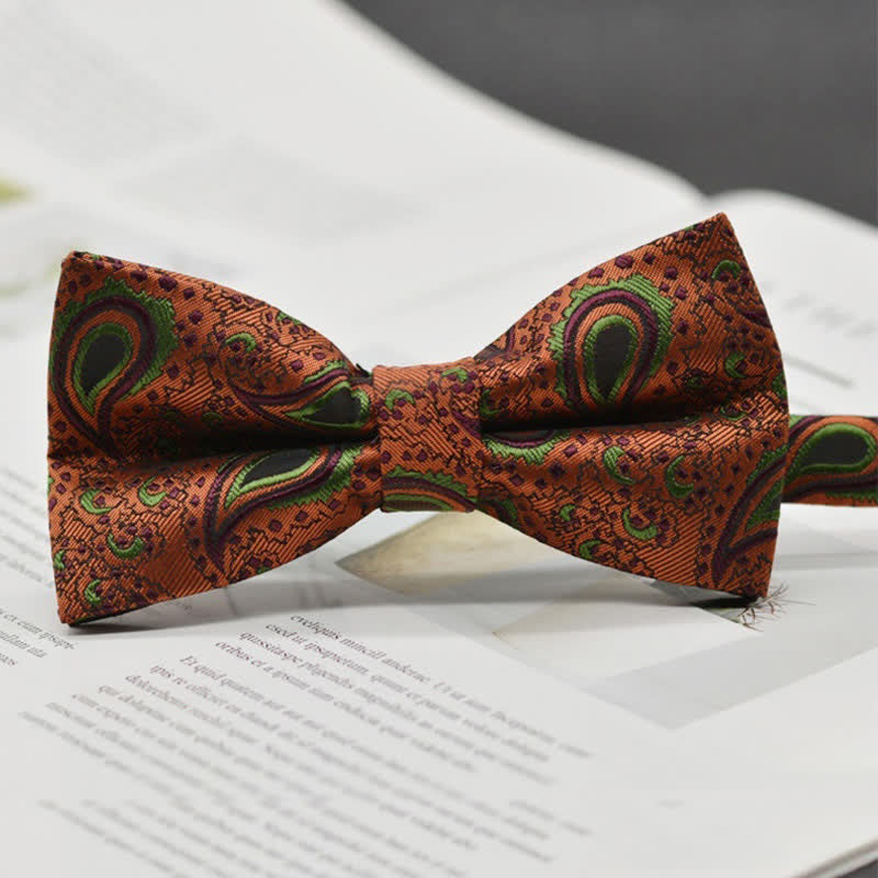 Papillon elegante da uomo con motivo Paisley Vintage Art