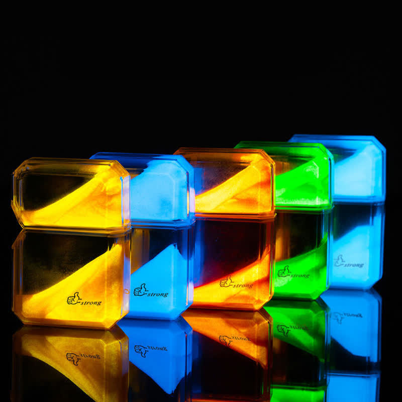 Accendino a butano ricaricabile Quicksand di colore fluorescente affresco