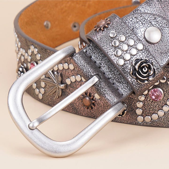 Cintura con fibbia ad ardiglione da donna in stile western da cowgirl - image 6