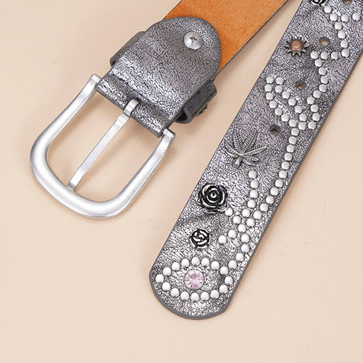 Cintura con fibbia ad ardiglione da donna in stile western da cowgirl - image 5