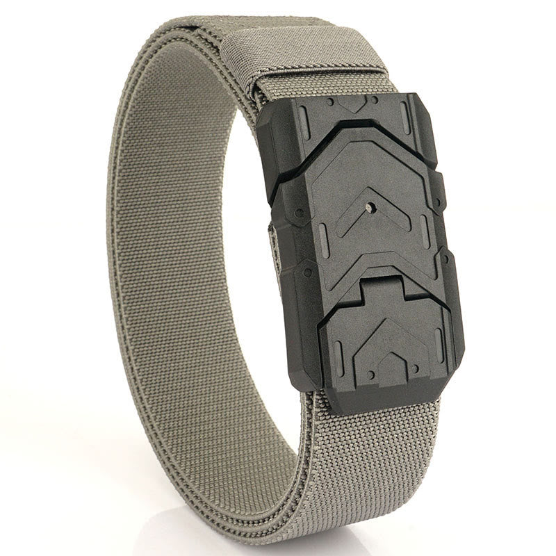 Cintura elastica in nylon con fibbia magnetica a sgancio rapido da uomo