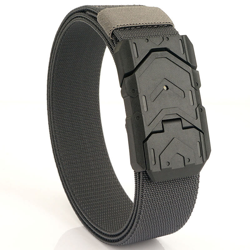 Cintura elastica in nylon con fibbia magnetica a sgancio rapido da uomo