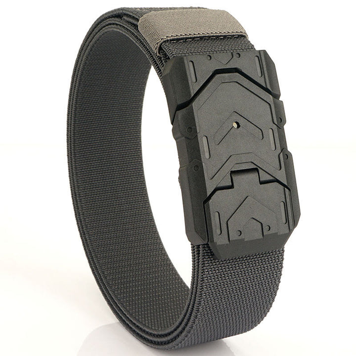 Cintura elastica in nylon con fibbia magnetica a sgancio rapido da uomo
