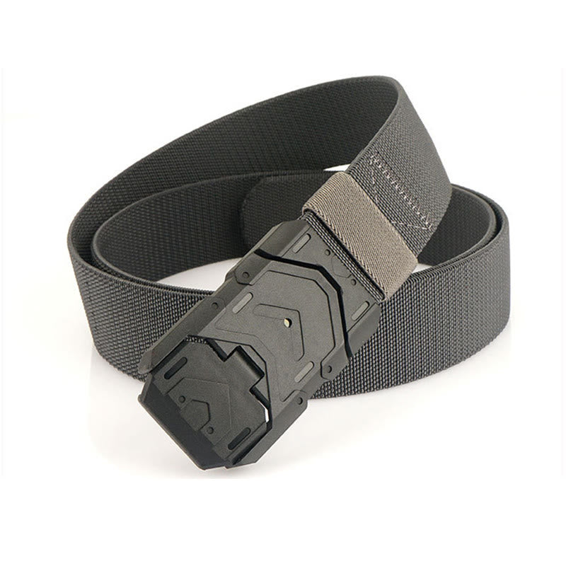 Cintura elastica in nylon con fibbia magnetica a sgancio rapido da uomo