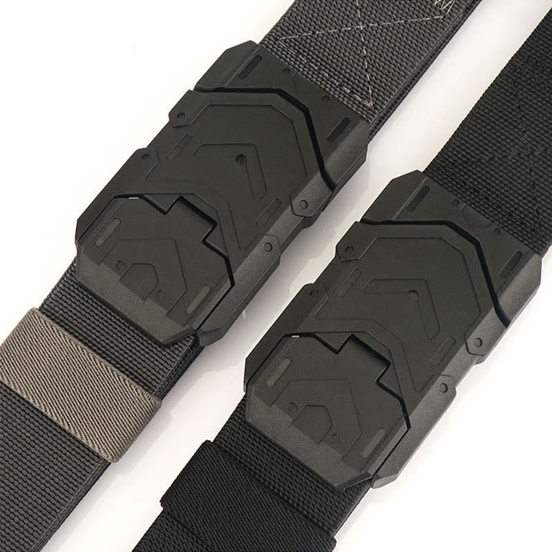 Cintura elastica in nylon con fibbia magnetica a sgancio rapido da uomo