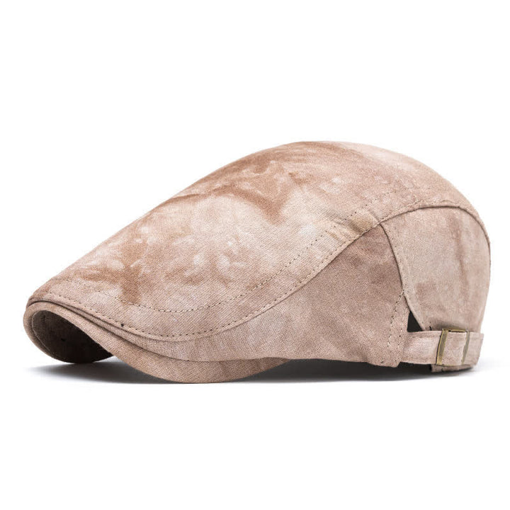 Cappello basco in cotone tie-dye elegante primaverile