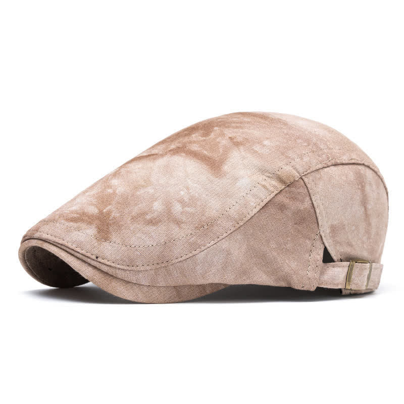 Cappello basco in cotone tie-dye elegante primaverile - Cachi - Stile n. 1 - Regolabile (22"-24") - image 2