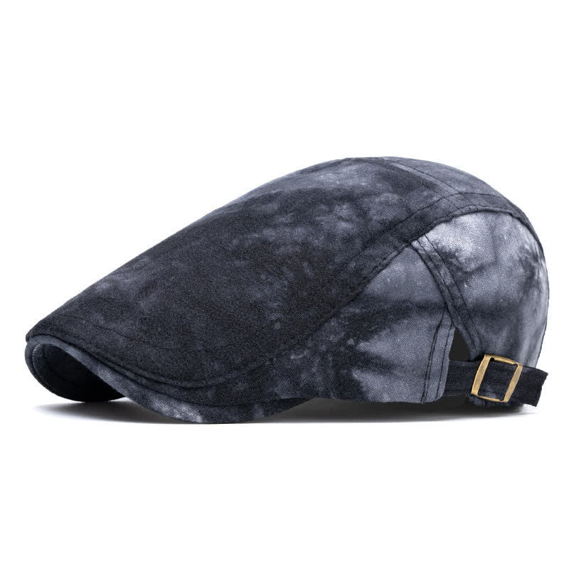 Cappello basco in cotone tie-dye elegante primaverile