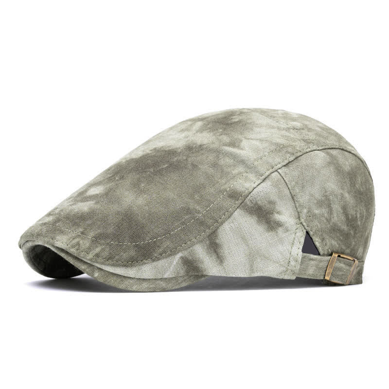 Cappello basco in cotone tie-dye elegante primaverile