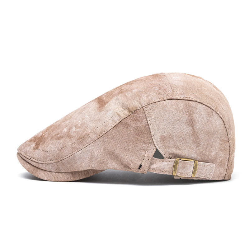 Cappello basco in cotone tie-dye elegante primaverile