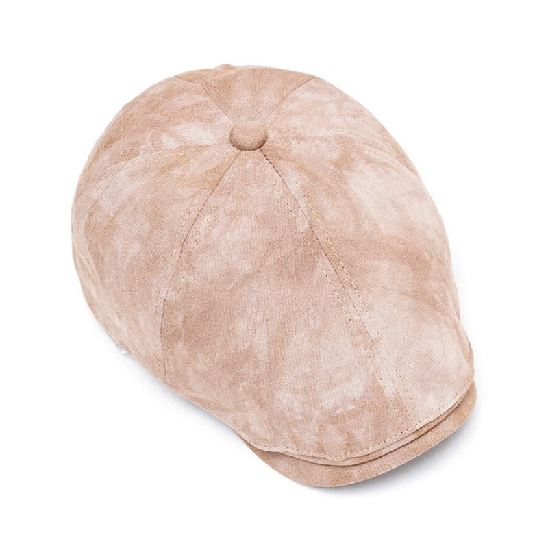 Cappello basco in cotone tie-dye elegante primaverile