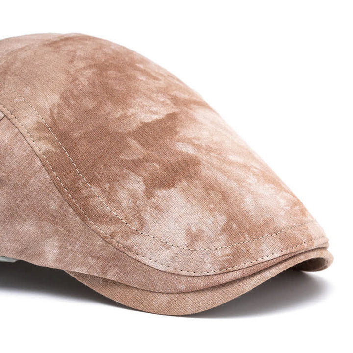 Cappello basco in cotone tie-dye elegante primaverile