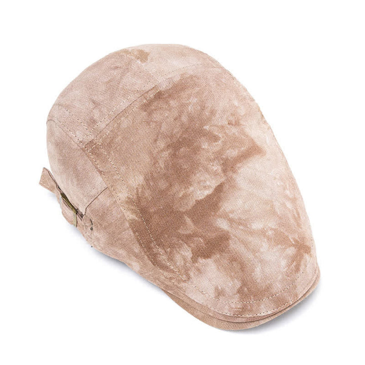 Cappello basco in cotone tie-dye elegante primaverile