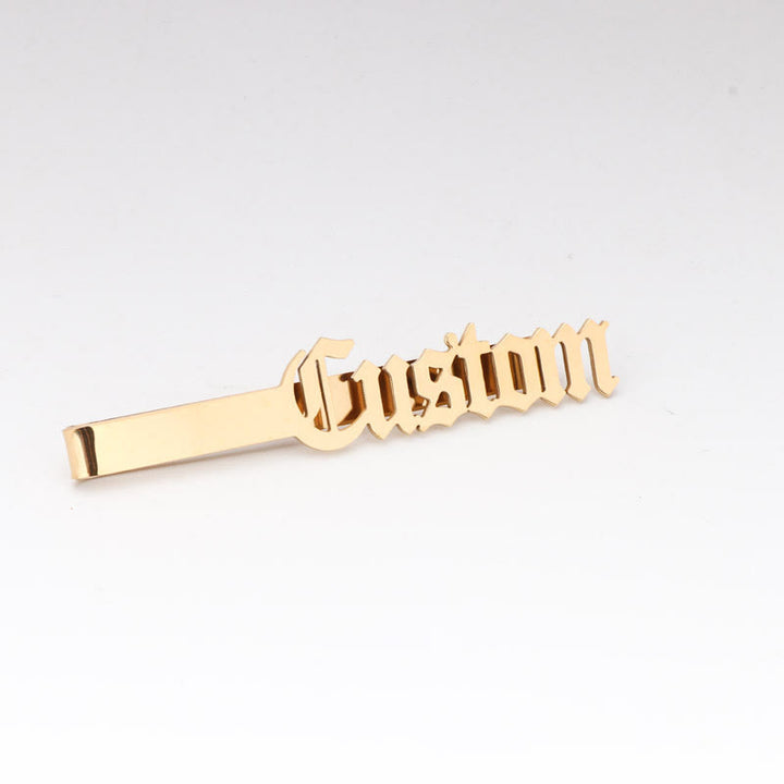 Personalizza il tuo nome per la barra della cravatta nuziale per abito - image 8