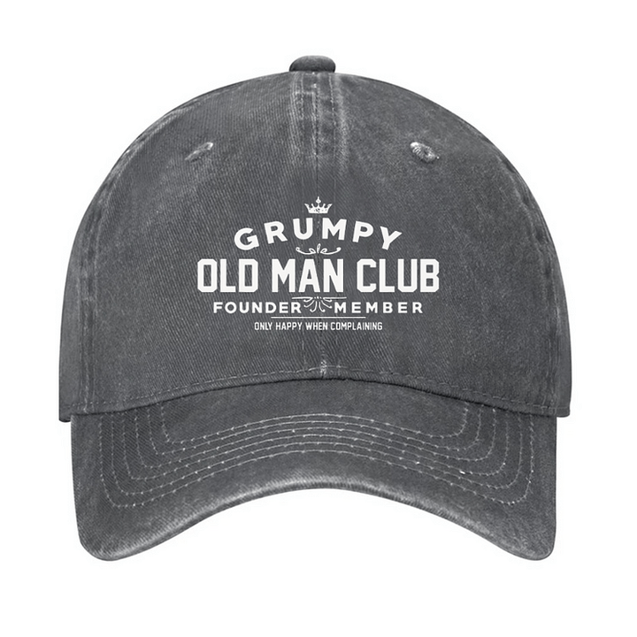 Cappellino da baseball regolabile Grumpy Old Man Club