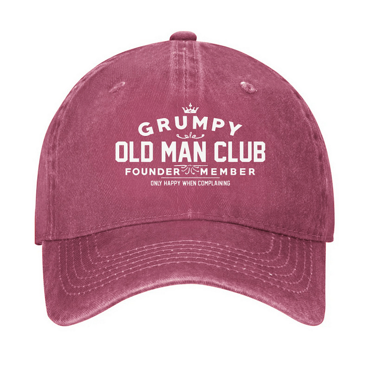 Cappellino da baseball regolabile Grumpy Old Man Club