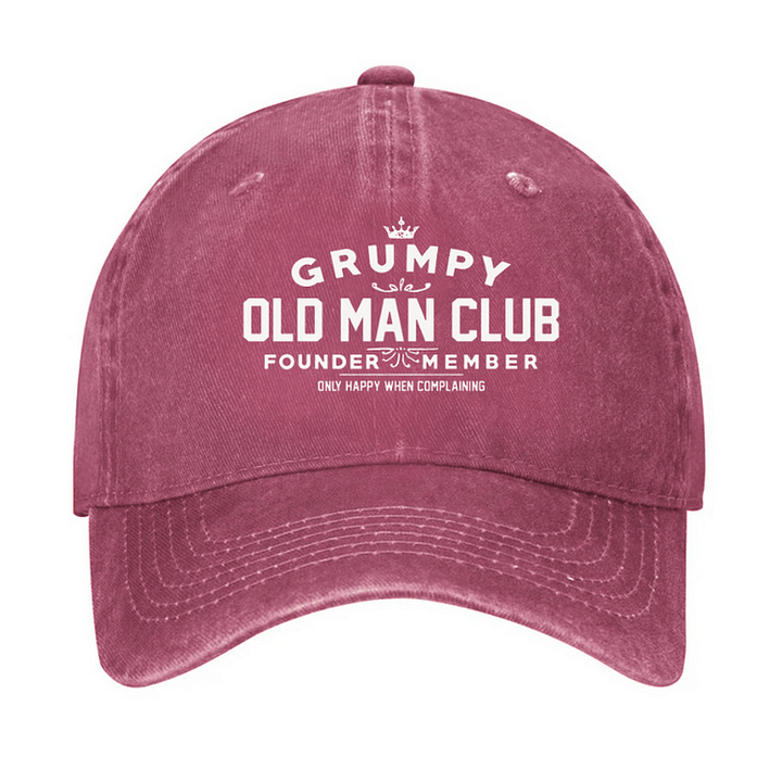 Cappellino da baseball regolabile Grumpy Old Man Club