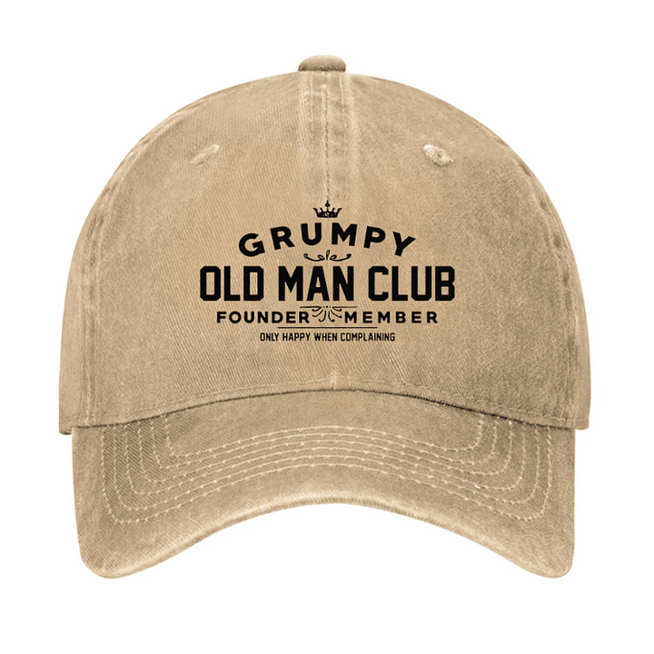 Cappellino da baseball regolabile Grumpy Old Man Club