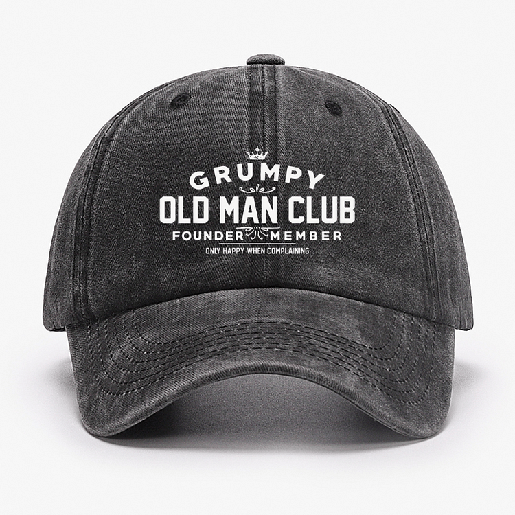 Cappellino da baseball regolabile Grumpy Old Man Club