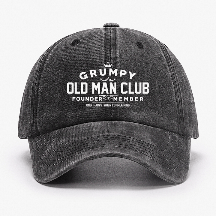 Cappellino da baseball regolabile Grumpy Old Man Club