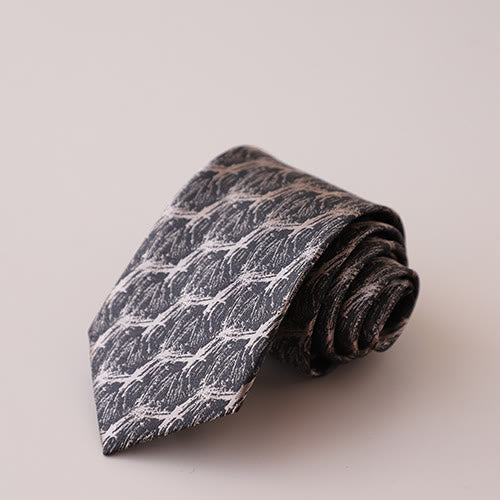 Cravatta da uomo con motivo floreale Forest Branches