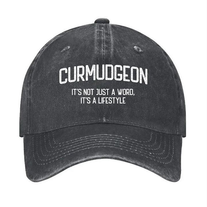 Curmudgeon è un berretto da baseball regolabile per uno stile di vita
