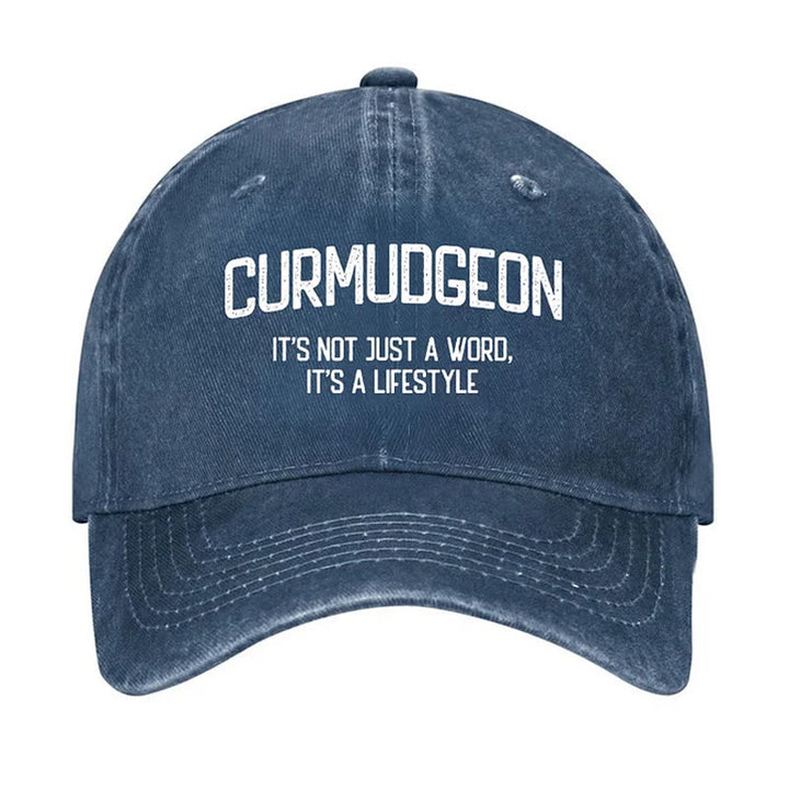 Curmudgeon è un berretto da baseball regolabile per uno stile di vita