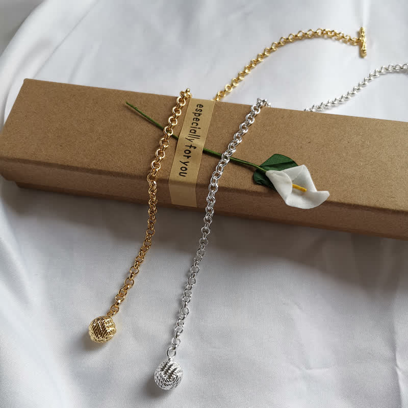 Spilla da uomo con catena da bavero con nodo da marinaio e catena pendente