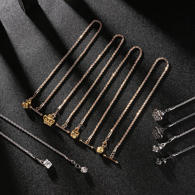 Spilla da uomo con catena pendente a forma di bavero per smoking e camicia
