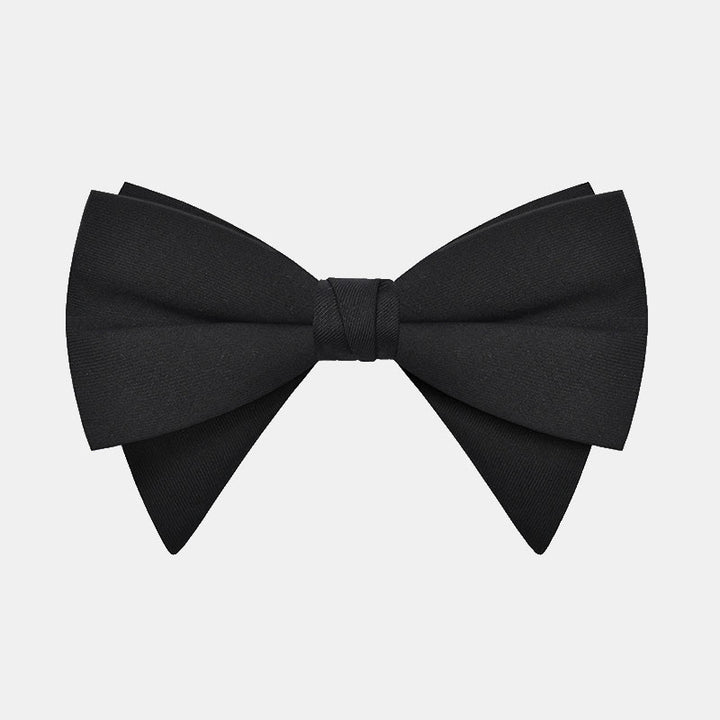 Papillon a punta oversize classico grande ed elegante da uomo