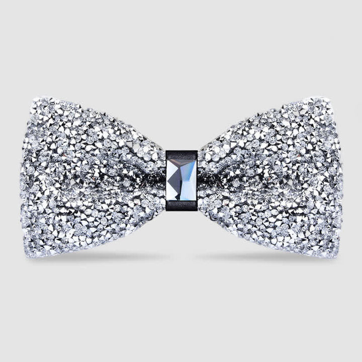 Papillon con strass di cristallo alla moda casual da uomo