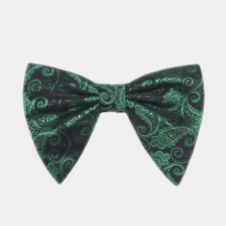 Papillon da smoking a punta oversize Paisley da uomo