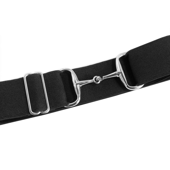 Cintura elastica equestre con fibbia a ferro di cavallo e filetto - image 4