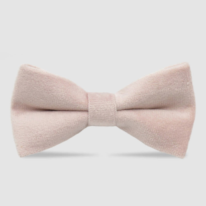 Papillon formale in velluto tinta unita da uomo - Rosa - image 10