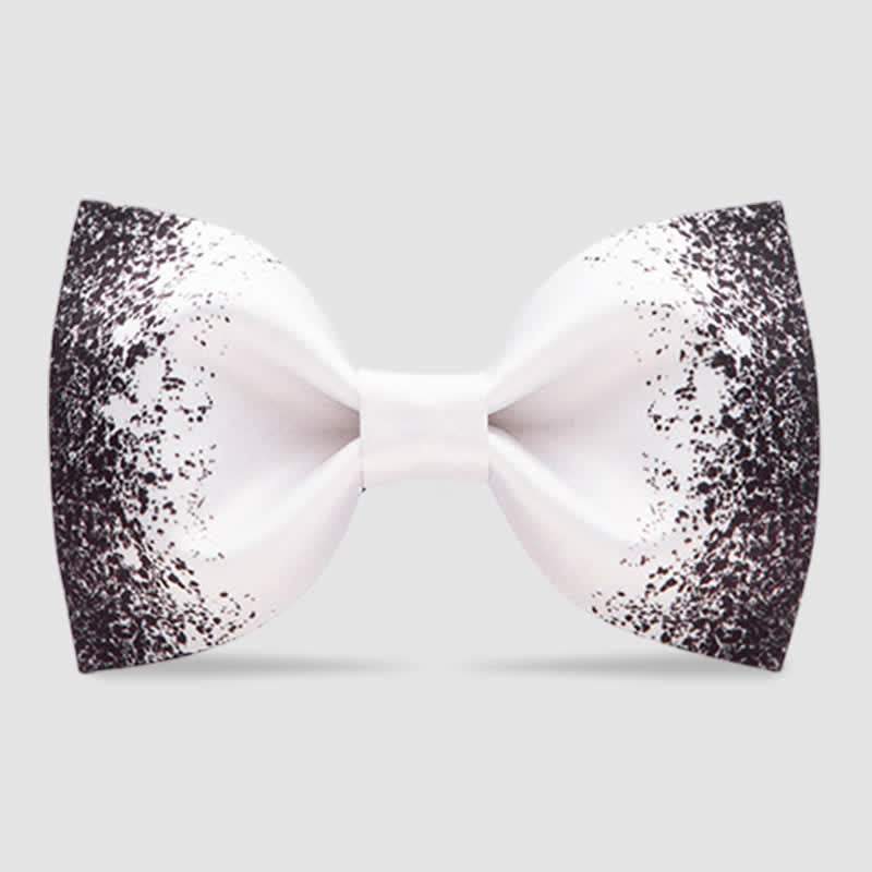 Papillon da uomo nero bianco Resplendent Night Sky - Bianco - Monostrato - image 7
