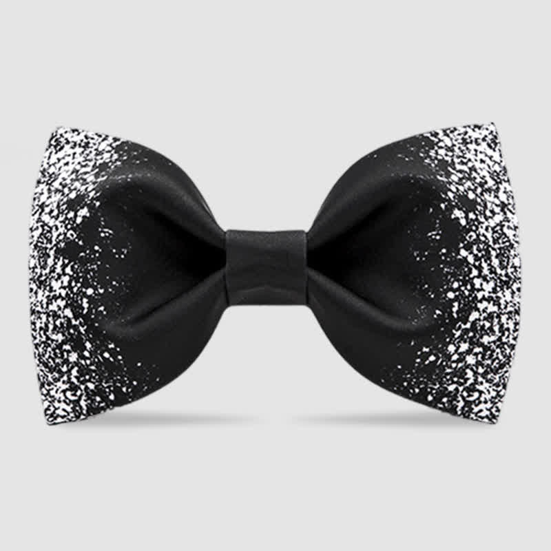 Papillon da uomo nero bianco Resplendent Night Sky