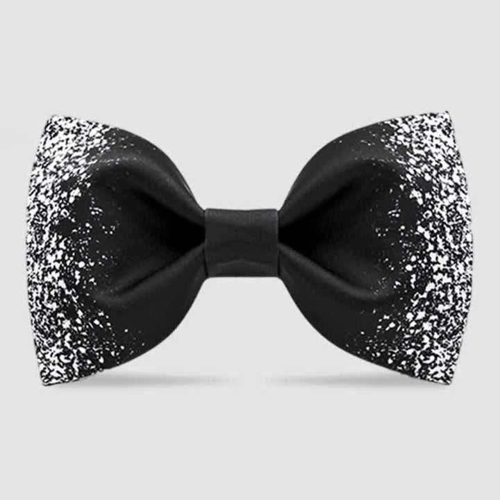 Papillon da uomo nero bianco Resplendent Night Sky