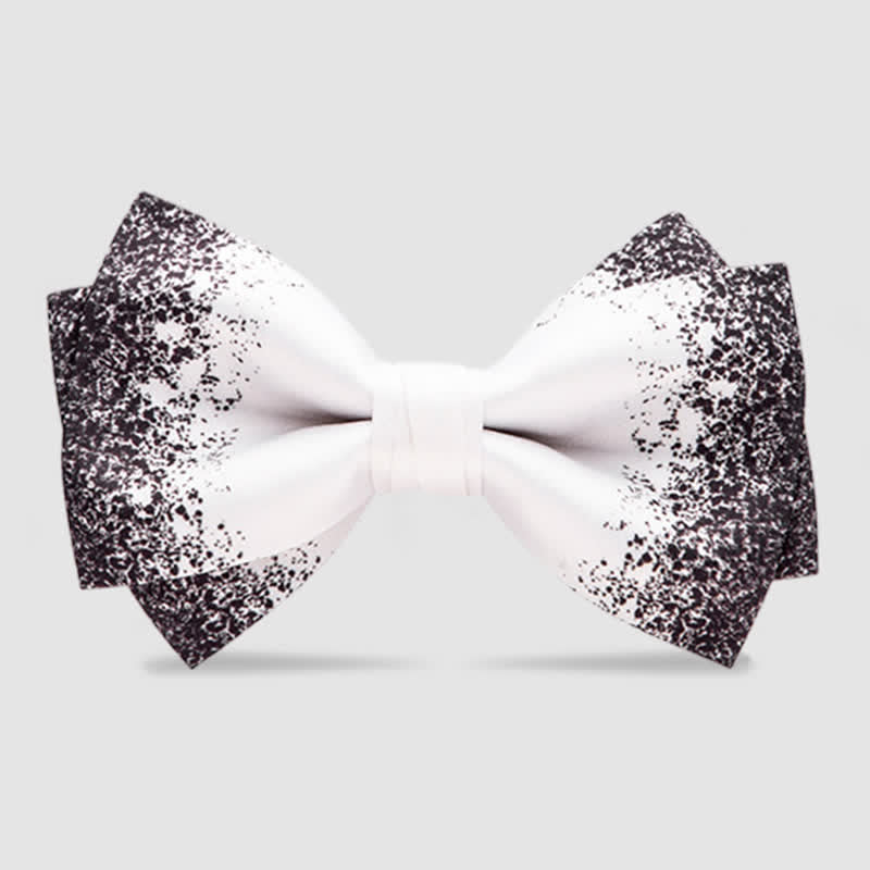 Papillon da uomo nero bianco Resplendent Night Sky