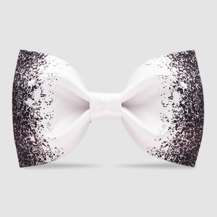 Papillon da uomo nero bianco Resplendent Night Sky