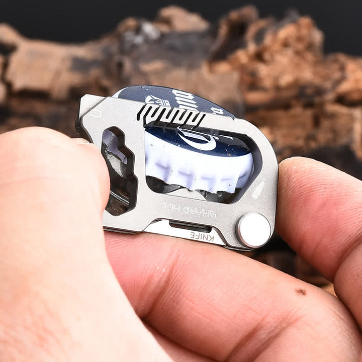 Portachiavi mini coltello pieghevole multifunzionale 6 in 1 - image 9