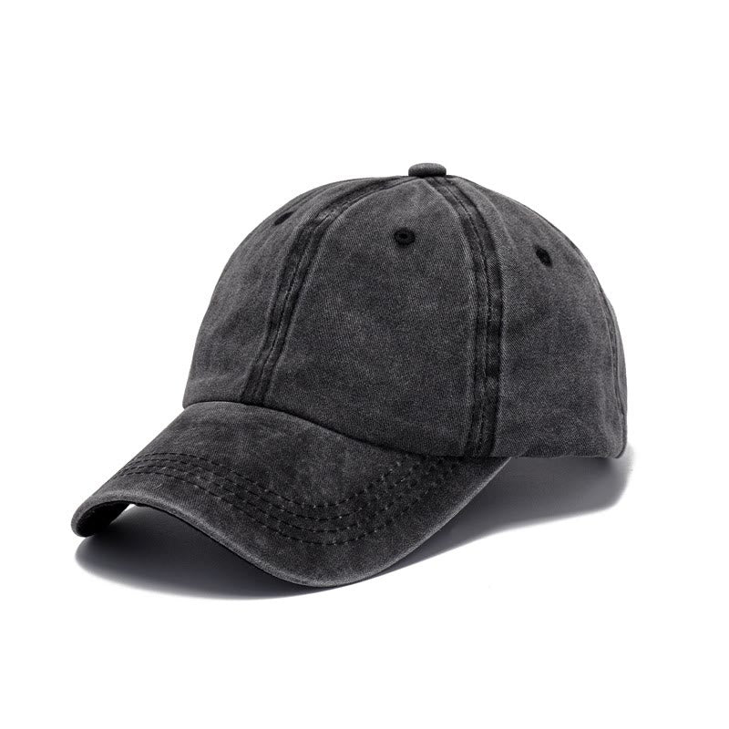 Cappellino da baseball regolabile con stampa di testo personalizzata