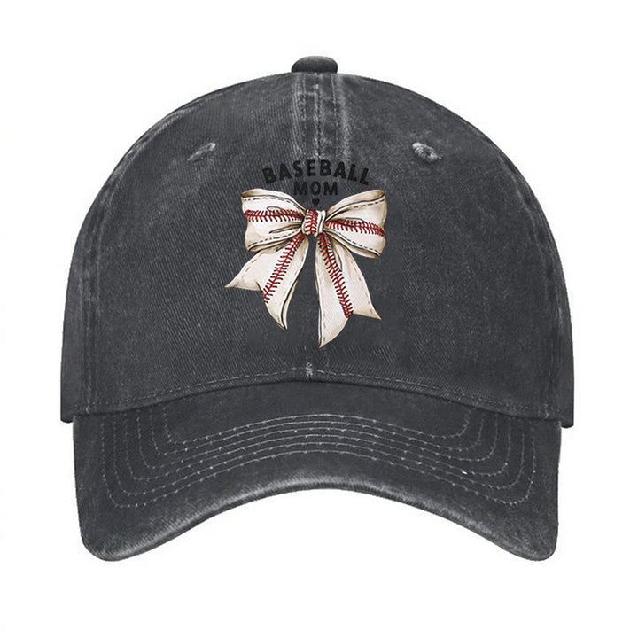 Cappellino da baseball regolabile con fiocco da mamma