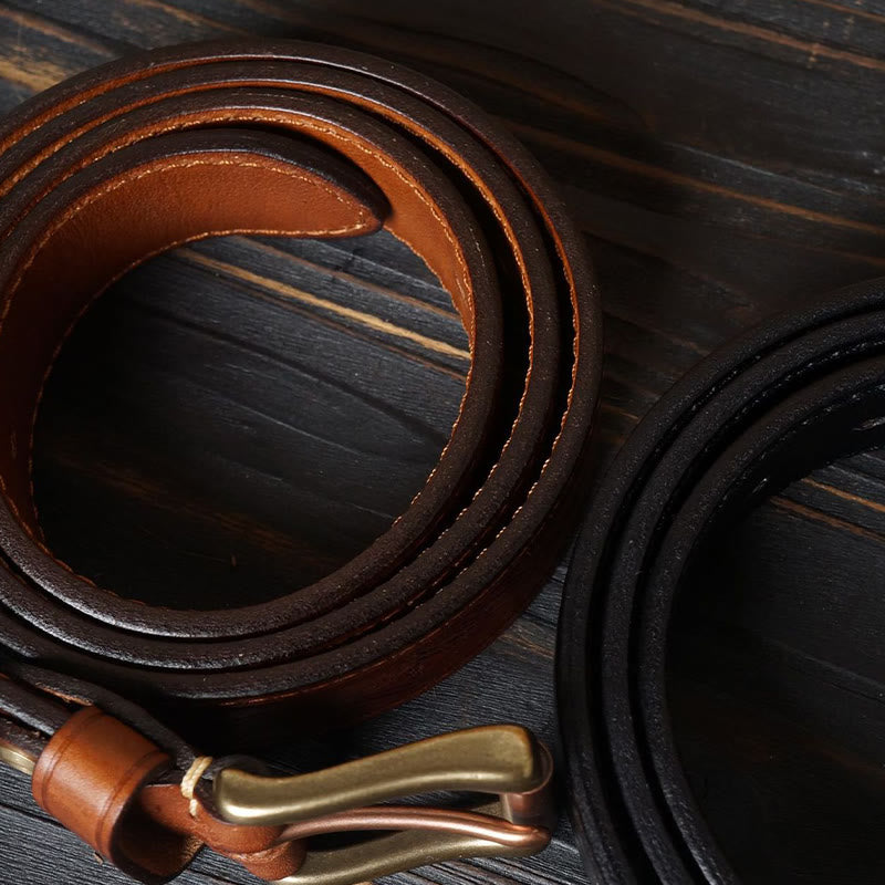 Cintura in pelle con fiore in rilievo in stile western con fibbia in ottone massiccio