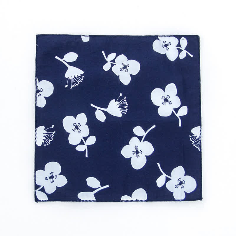 Fazzoletto da taschino in cotone con motivi floreali freschi da uomo - Stile n. 21 - image 22